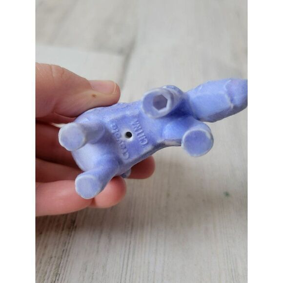 Flocked fox purple forest doll accessory pet toy figure - Picture 5 of 5